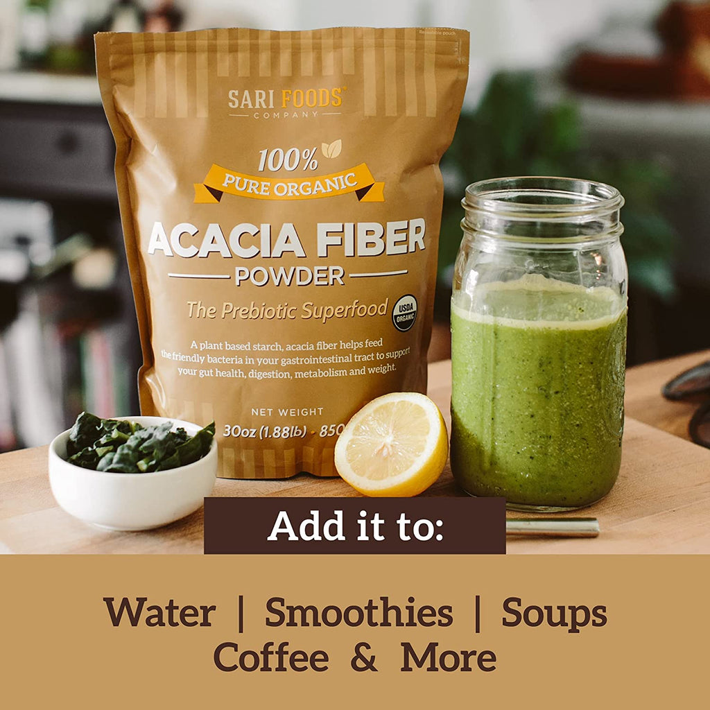 Organic Acacia Fiber Powder