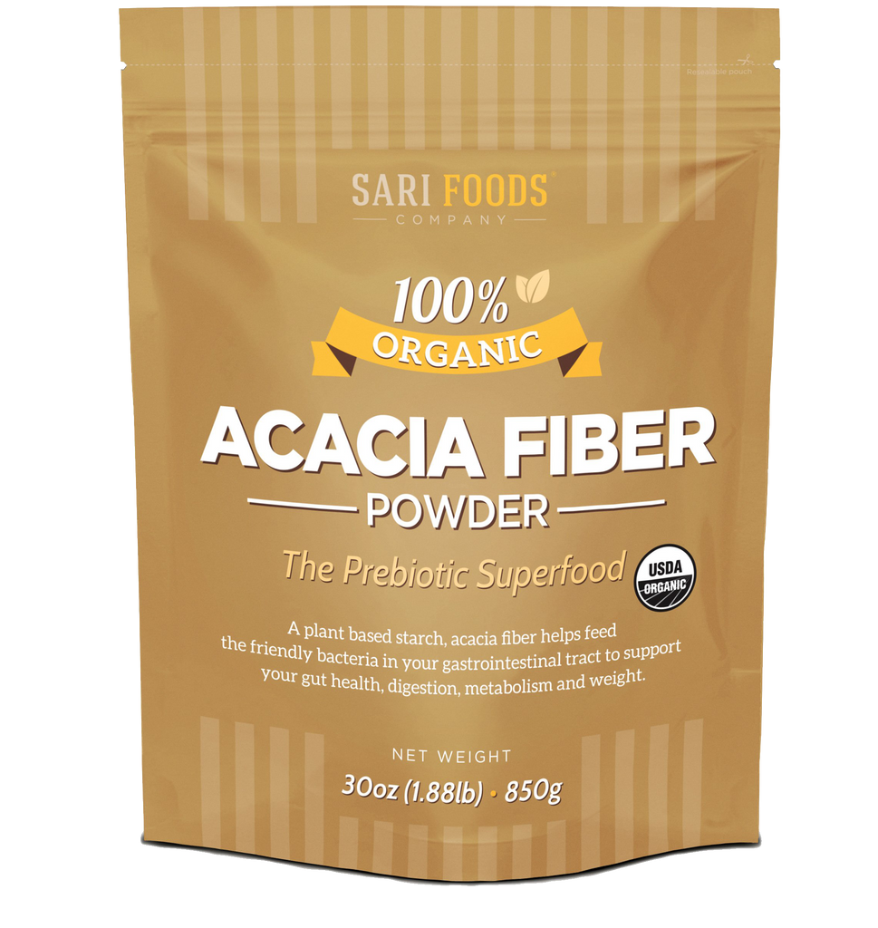 Front of acacia fiber package